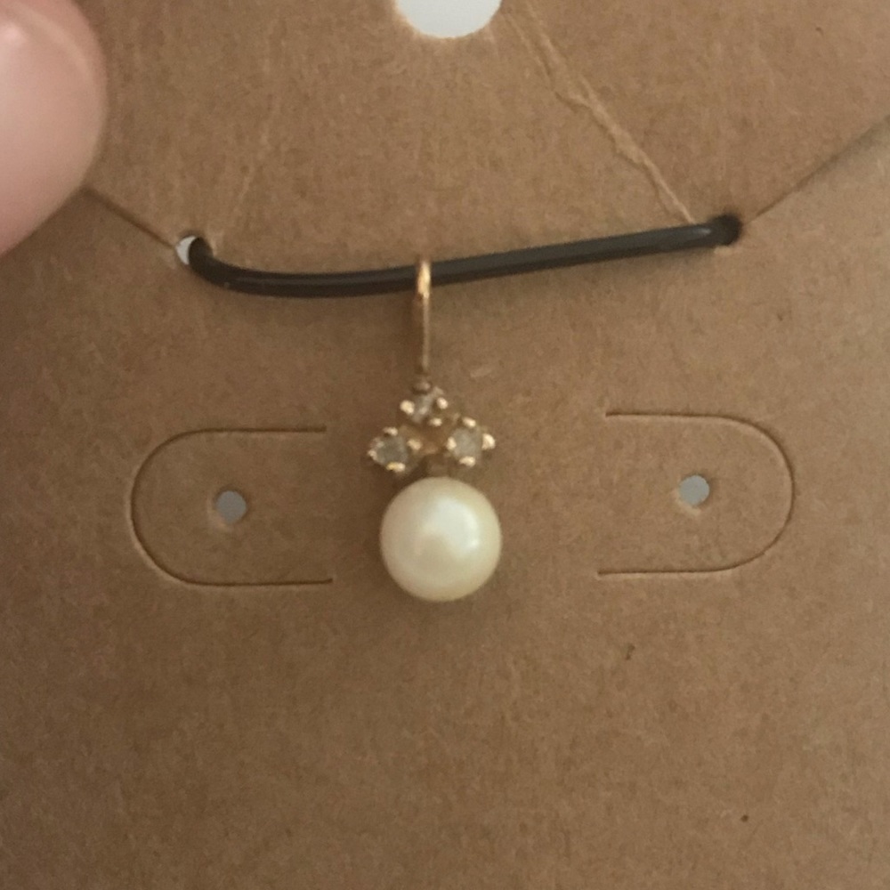 VINTAGE 1940s Pearl and Saphire Pendant
